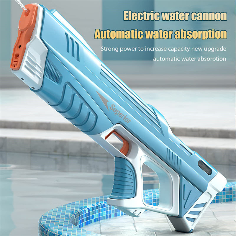 Electric Water Gun,long Distance Electric Squirt Gun Up To 32 Ft Range,high  Capacity Motorized Electric Water Guns For Adults & Kids